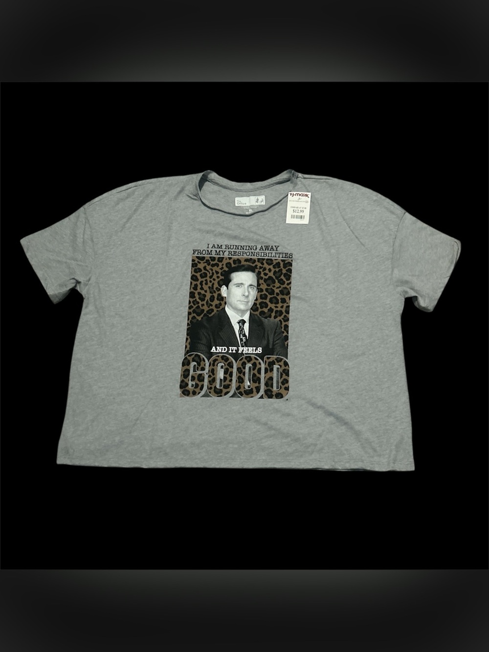 The Office Shirt | Michael Scott oversixe Crop Top | The Office TV Show